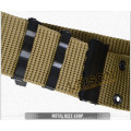 Tactical Belt adopts super-strong Nylon webbing with triple stitched to maintain a great shape and keep the buckle securely